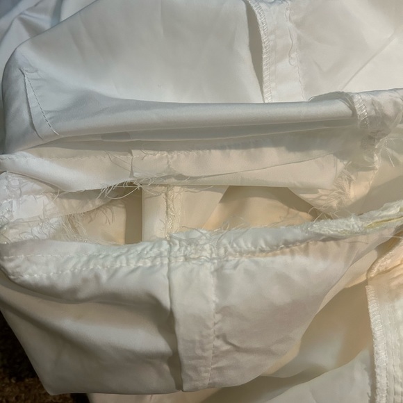 Vintage CALVIN KLEIN  Midi Lace Overlay Sleeveless Empire Women' Dress SZ 12. - Picture 13 of 13